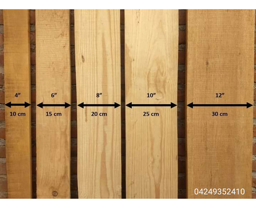 Tablas De Pino Caribe Seco Al Horno 