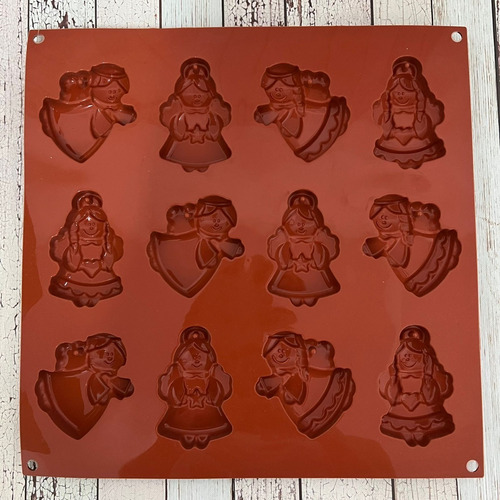 Molde De Silicona Silikomart Angelitos / Lauacu
