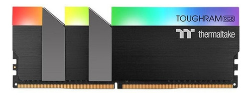 Memoria RAM DDR4 Toughram RGB color negro 16GB 2x8 Thermaltake R009D408GX2-3200C16A