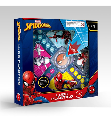 Royal Juego Ludo Plástico Spiderman - Mosca