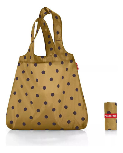 Bolsa De Compras Plegable  - Dots Ambergreen