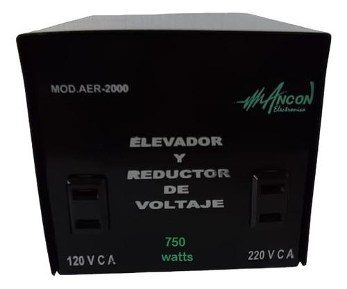 Elevador Y Reductor De Voltaje 750 Watts 