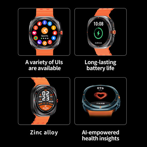 Nuevo Reloj Inteligente Talk Hd Amoled Para Juegos Casuales