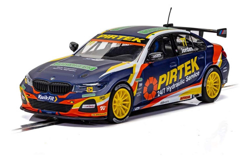 Scalextric Bmw 330i M-sport Btcc Pirtek 1:32 Slot Race Car .