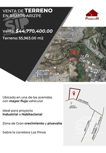 Terreno En Venta Ramos Arizpe - Desarrollo Habitacional O Industrial