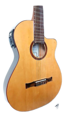 Guitarra Electro Criolla Media Caja Con Corte Con Ecualizad Natural