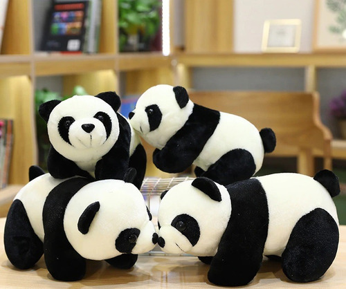 Imagen 5 de 7 de Peluche De Oso Panda Bebe Peluche Suave Cojin Regalo Chile