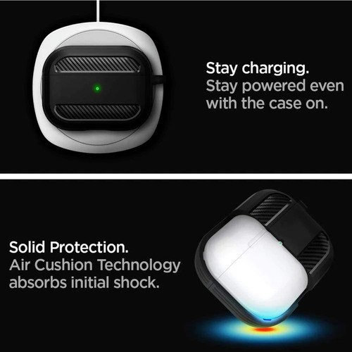 Imagen 5 de 7 de Funda Case Carcasa De Alta Protección Cf Para AirPods Pro