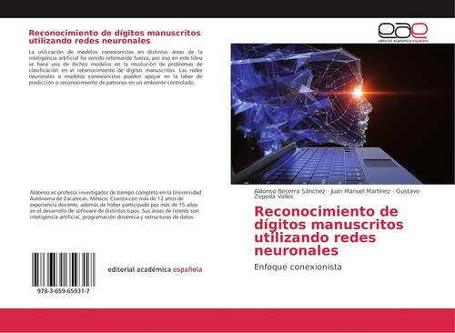 Libro: Reconocimiento De Dígitos Manuscritos Utilizando Rede
