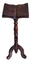 Comprar Atril Rustico Con Base En Madera Natural + Biblia Obsequio