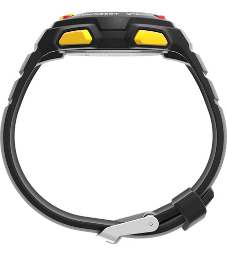 Ironman Classic 30lap Resin Strap - Black/red/yellow Malla Negro Bisel Negro Fondo Gris