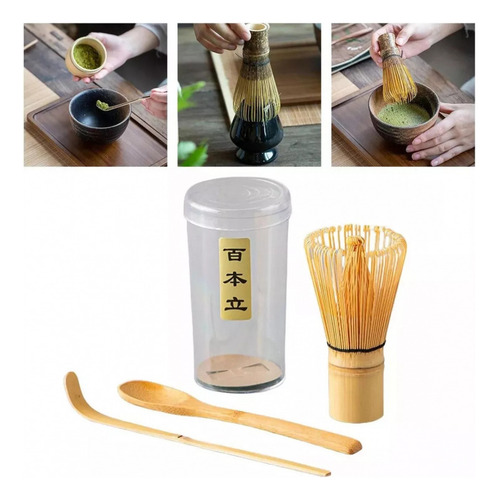 - Set De Té Matcha (chasen) + Cucharas (chashaku) +