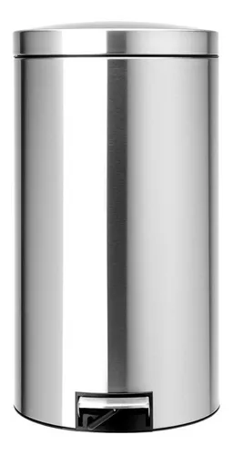 Bote De Basura Con Pedal Bin 40 Lt. Acero Marca Brabantia Color
