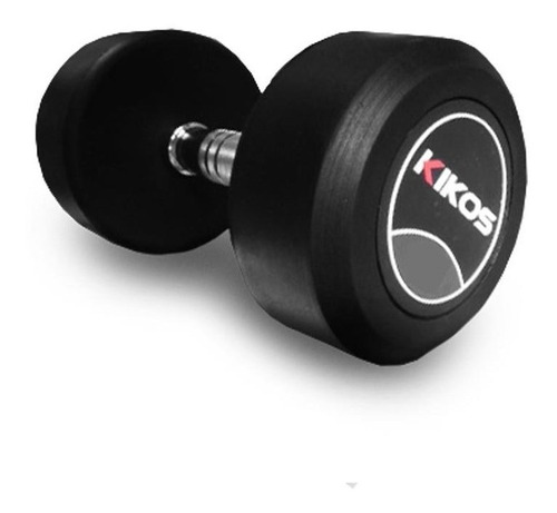 Dumbell Emborrachado Kikos 30kg Cor Preto