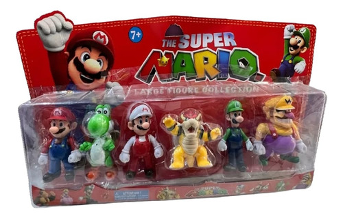 Sets Super Mario Bros X 6 Personajes Luigi Prince Yoshi