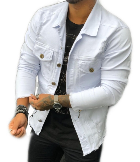 jaqueta masculina branca