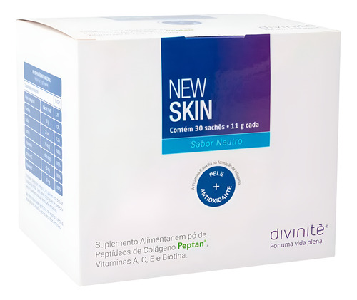 Suplemento Alimentar Pó New Skin C/ 30 Saches 11g Divinité