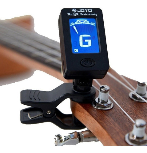 Imagen 1 de 6 de Afinador Digital Joyo Para Guitarra, Bajo, Ukelele, Violín