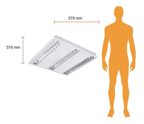 Lámpara Empotrable Led Tecnolite Oremburgo Iv 24w Luz De Día 4000k