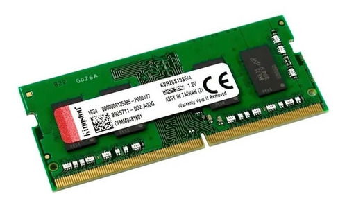 Imagen 4 de 5 de Memoria Ram Notebook Ddr4 4gb 2666mhz Kingston