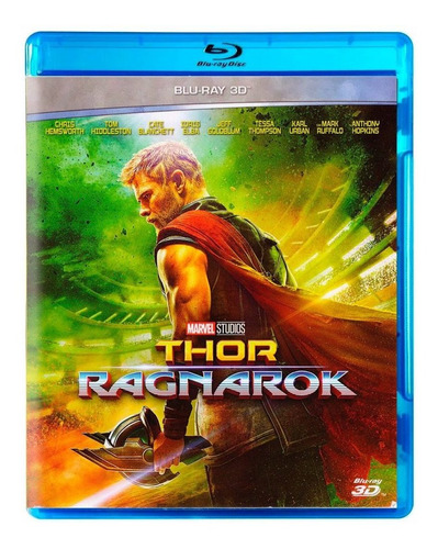 Thor Ragnarok Marvel Chris Hemsworth  Pelicula Blu-ray 3d