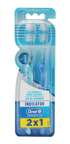 Cepillo Dental Oral-b Indicador 40 Mediano 2x1