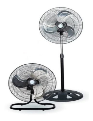 Ventilador 18  De Pedestal 2 En 1 Aspas Metálicas Tecnovent