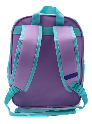 Mochila Escolar Frozen Living The Life Elsa Tornasol And23 Color Turquesa