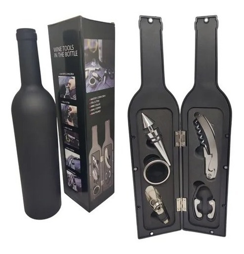 Estuche Vino Sacacorchos Botellas Abridor Tool Set