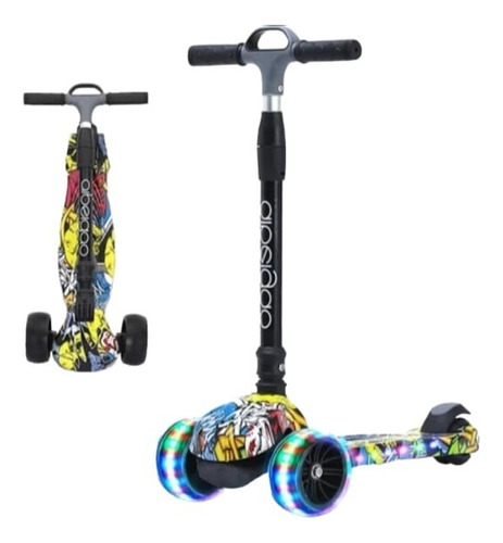 Patinetas Monopatin Scooter Para Niños Y Niñas  3 A 6 Años