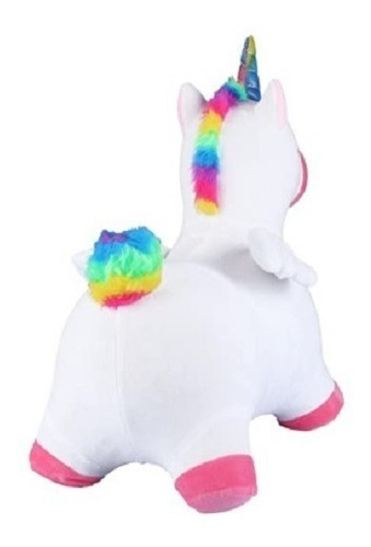 Imagen 2 de 6 de Unicornio Pony Saltarin, Cubierta De Plush Bestoys
