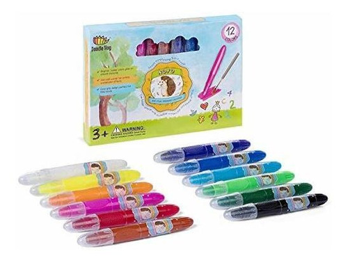 Noyo Crayons Juego De 12 Lápices De Colores En Gel - Crayon