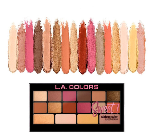 Paleta Sombras De Ojos La Colors Sweet Sixteen