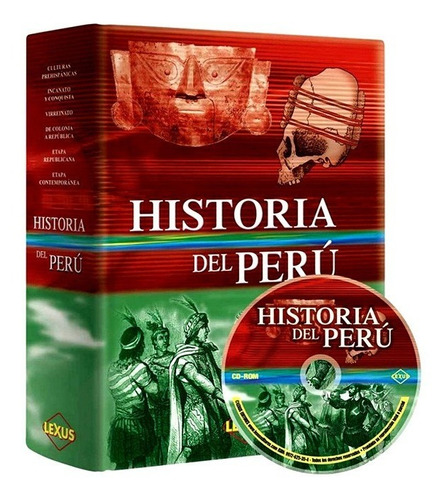 Imagen 1 de 2 de Libro Enciclopedia Historia Del Perú Lexus Original + Cd Rom
