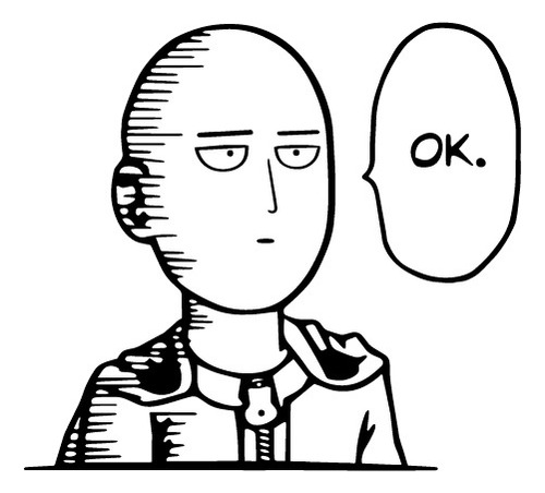 Vinilo De Pared Saitama One Punch Man Anime Vinilo De Corte
