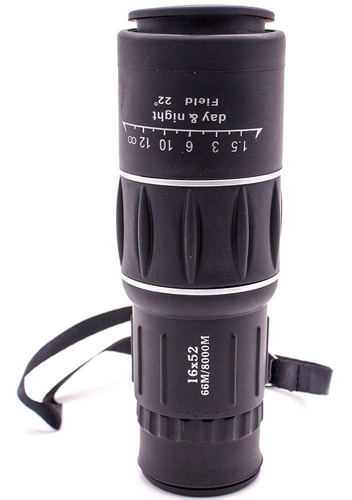 Monóculo Luneta 16x52 66/8000 Profissional Tático Telescópio