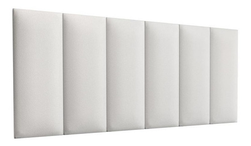 Cabeceira Para Cama Casal Box 1,60 Estofada Painel Quarto Cor Branco Julia