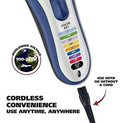 Imagen 4 de 9 de Wahl Color Pro Cortapelos Y Recortadora De Cabello Peines De