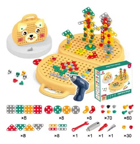 Juego De Herramientas Para Niños Bloques De Contruccion