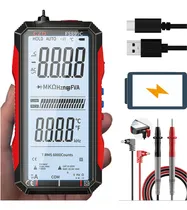 Comprar Multimetro Digital De 6000 Cuentas Profesional Voltimetro Digital Recargable Lcd