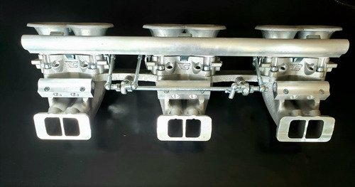 Imagem 3 de 5 de Coletor Carlini - Tripla 40mm Throttle Body Opala