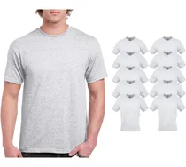 Comprar Paquete 10 Playeras Camisetas Gildan Hombre Algodón Pesado