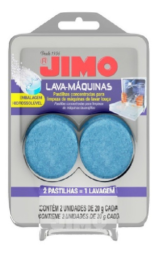 Jimo Lava Maquinas - Blister 2 Pastillas
