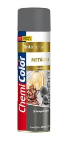 Tinta Spray Metalica Prata 350ml