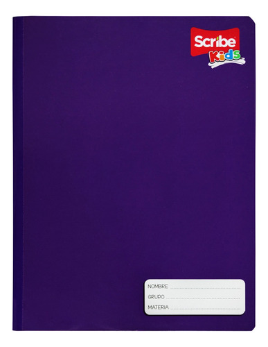 Cuaderno College Cosido Scribe Kids 2404 100 Hojas Blanco  