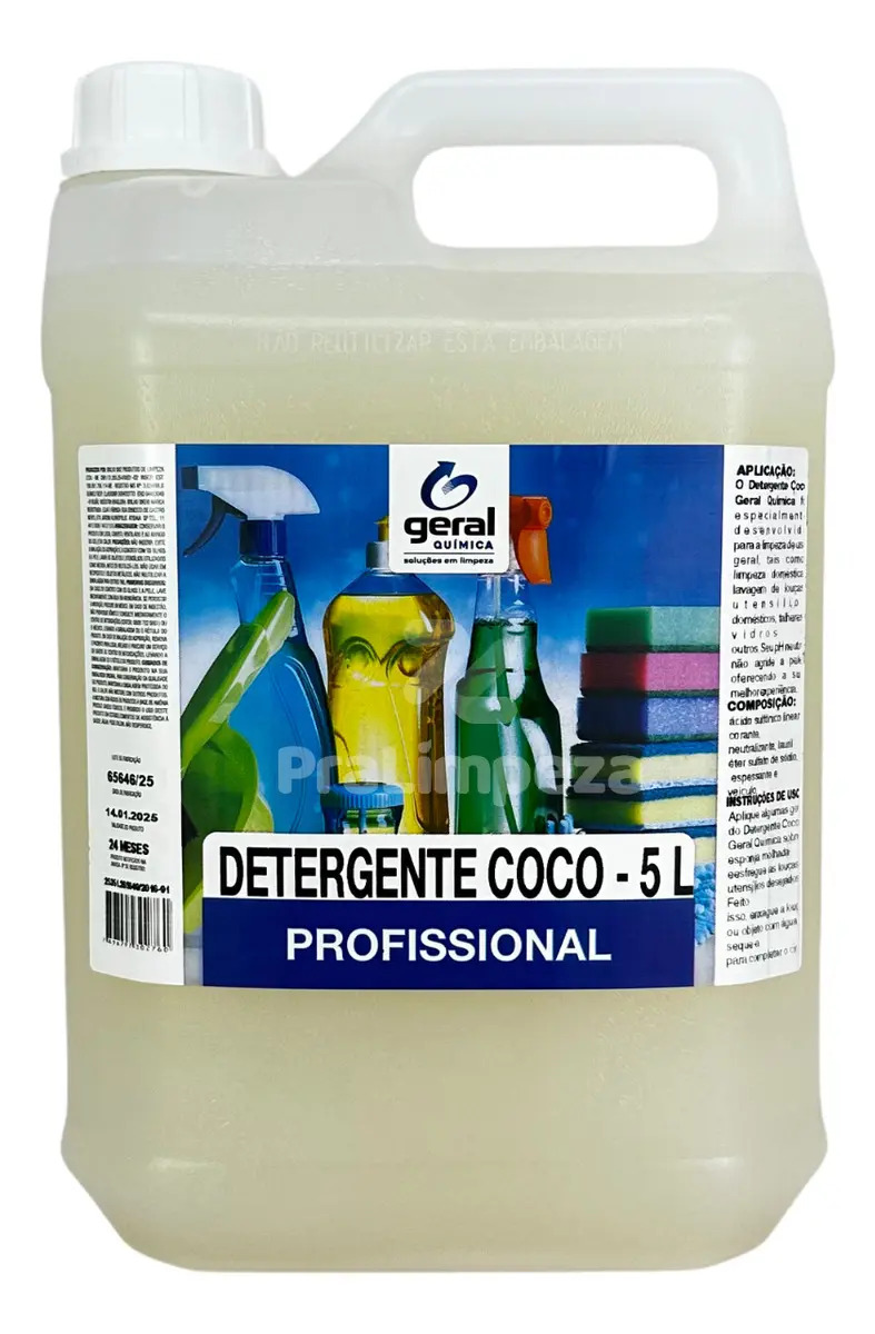 Detergente Coco Líquido Profissional | Lava Louça - 5l