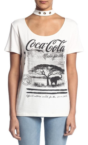 Camiseta Blusa Coca-cola Original Gola No Pescoço 343202218