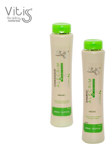 Kit Shampoo+condicionador Alecrim Vitiss 500ml - Cabelos M.