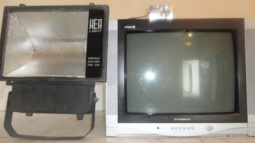 Imagen 9 de 9 de Combo,tv Cy-berlux-camara Olimpus-reflector.