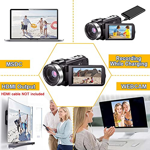 Videocámara Full Hd 1080p 30 Fps 24,0 Mp Ir Night